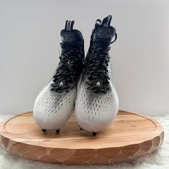 Under Armour Spotlight Lux MC‎ 2.0 football cleats Sz 13 Black White New main image 4